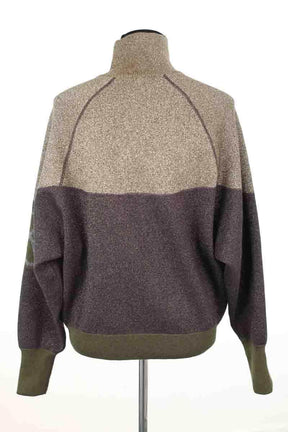 Pull Zadig & Voltaire Ross lurex Kaki en Viscose