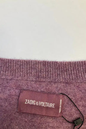 Pull Zadig & Voltaire Violet en Cachemire
