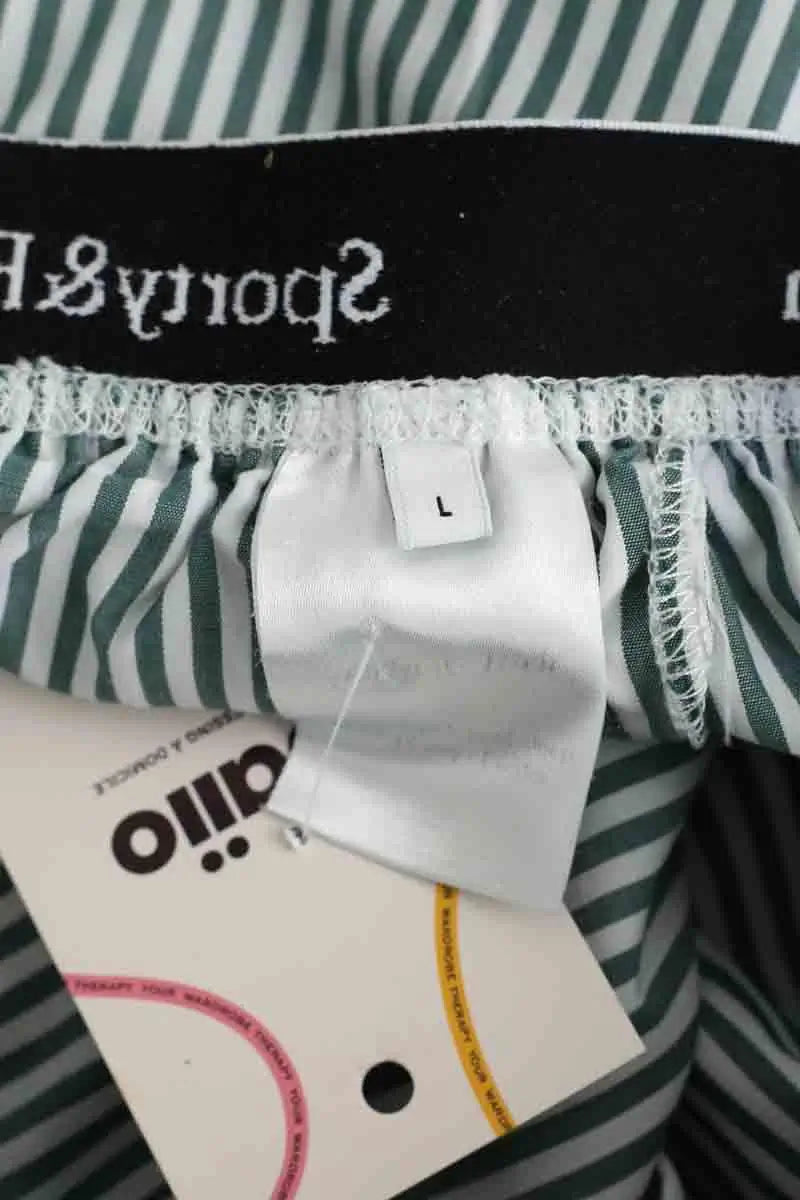 Pyjama Sporty & Rich Vert en Coton