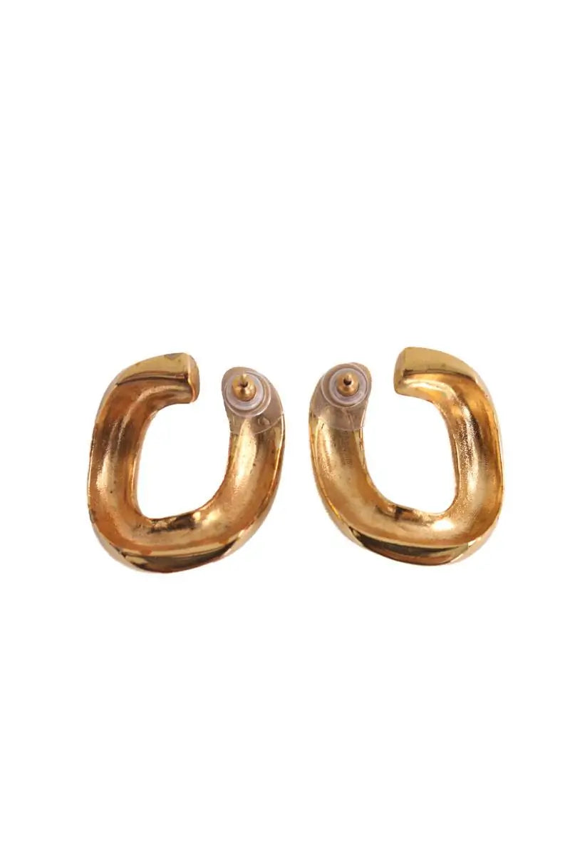 Boucles d'oreilles Saint Laurent Doré en Métal
