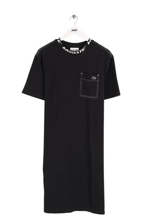Robe Lacoste Noir en Coton, taille M - Seconde Main