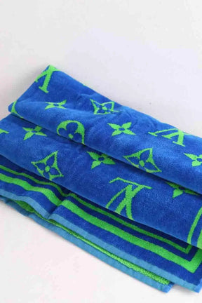 Serviette de plage Louis Vuitton Bleu en 