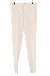 Pantalon droit Zadig & Voltaire Ecru en Laine, taille M - Seconde Main