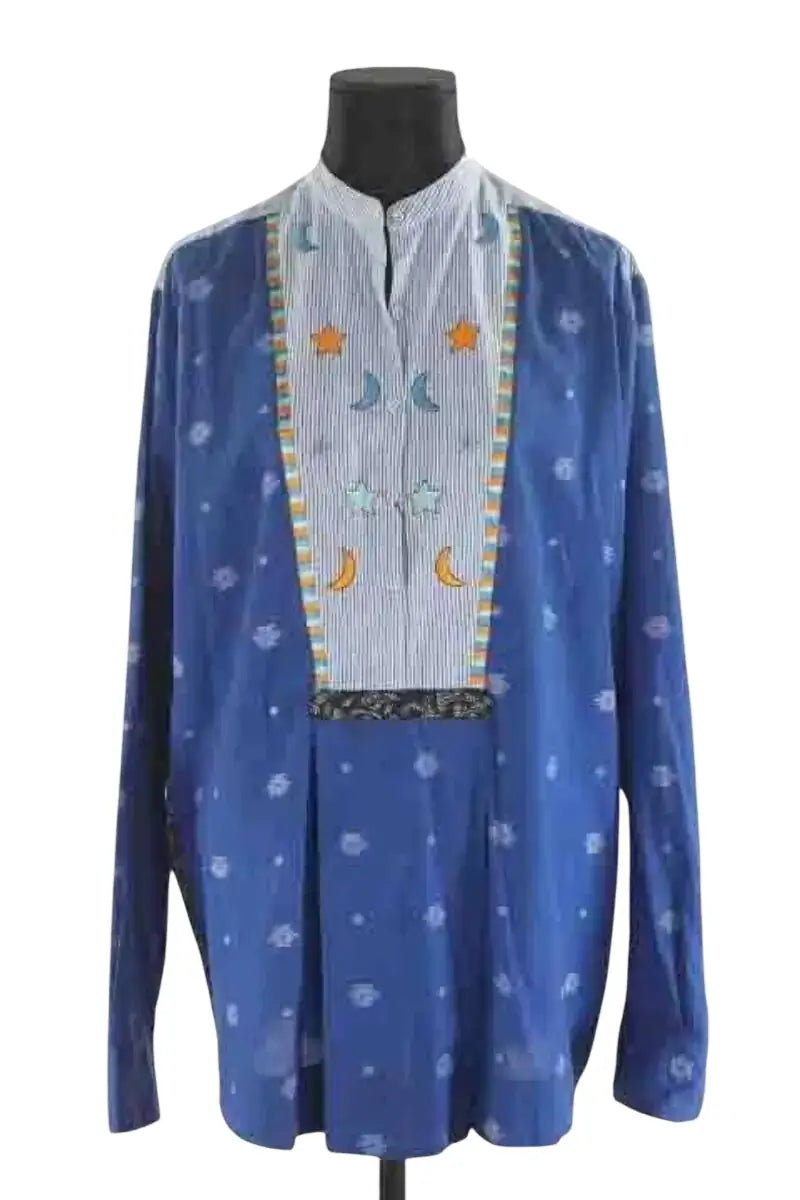 Robe Monoki Bleu en Coton, taille S - Seconde Main