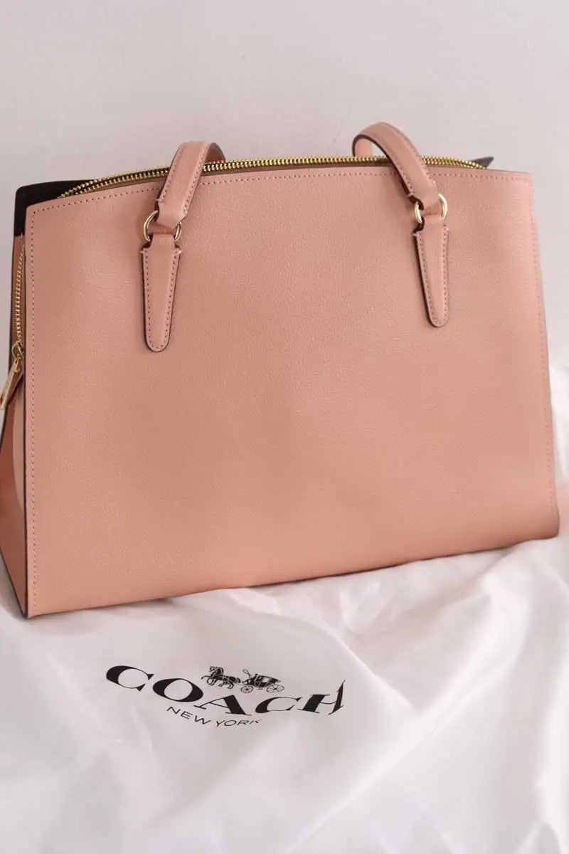 Cabas Coach Charlie Rose en Cuir