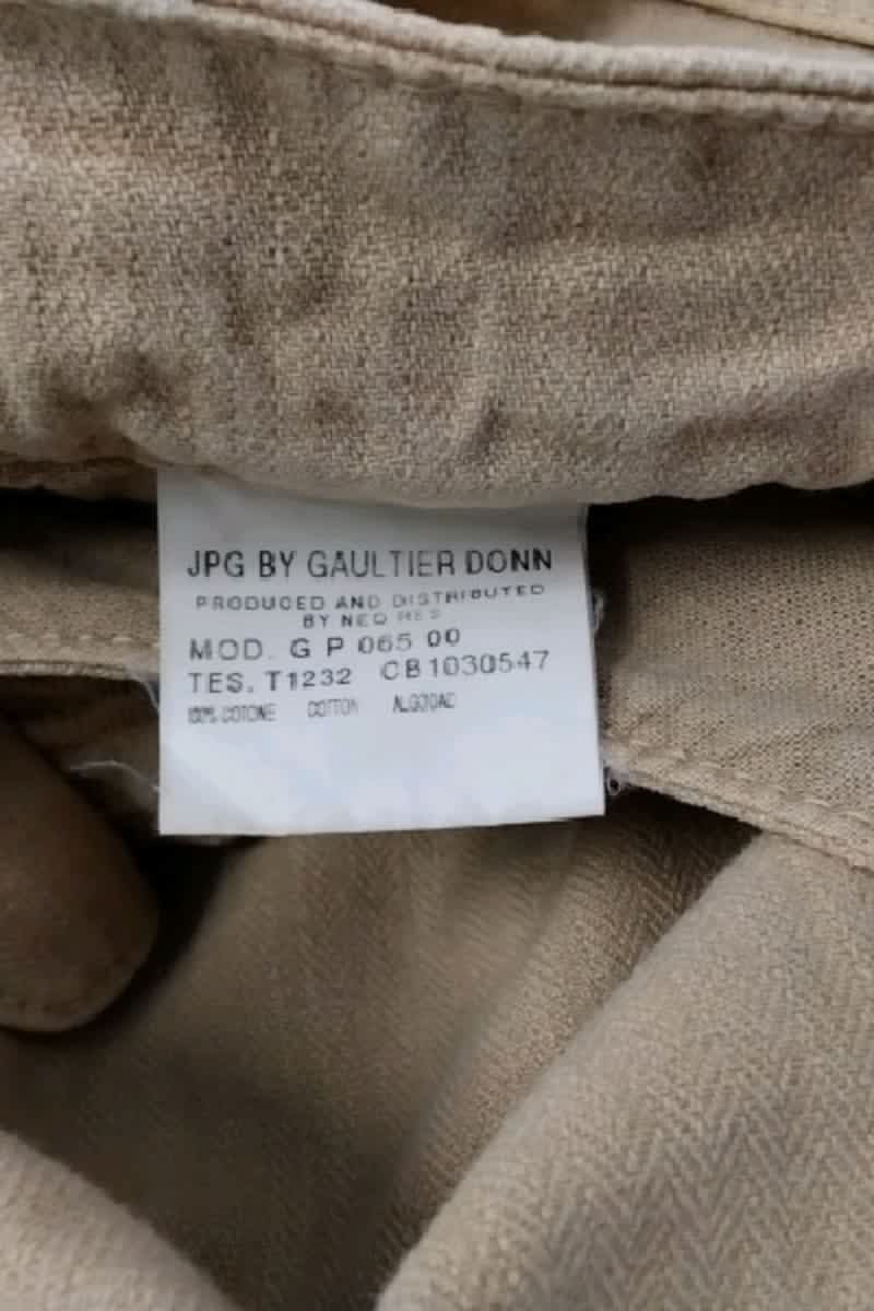 Jean bootcut Jean Paul Gaultier  Beige