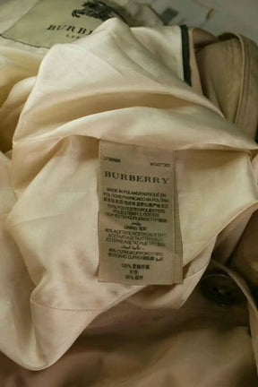 Trench-coat Burberry Beige en Synthétique