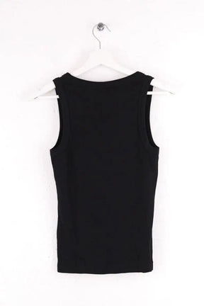 Top sans manche ME + EM Noir en Coton