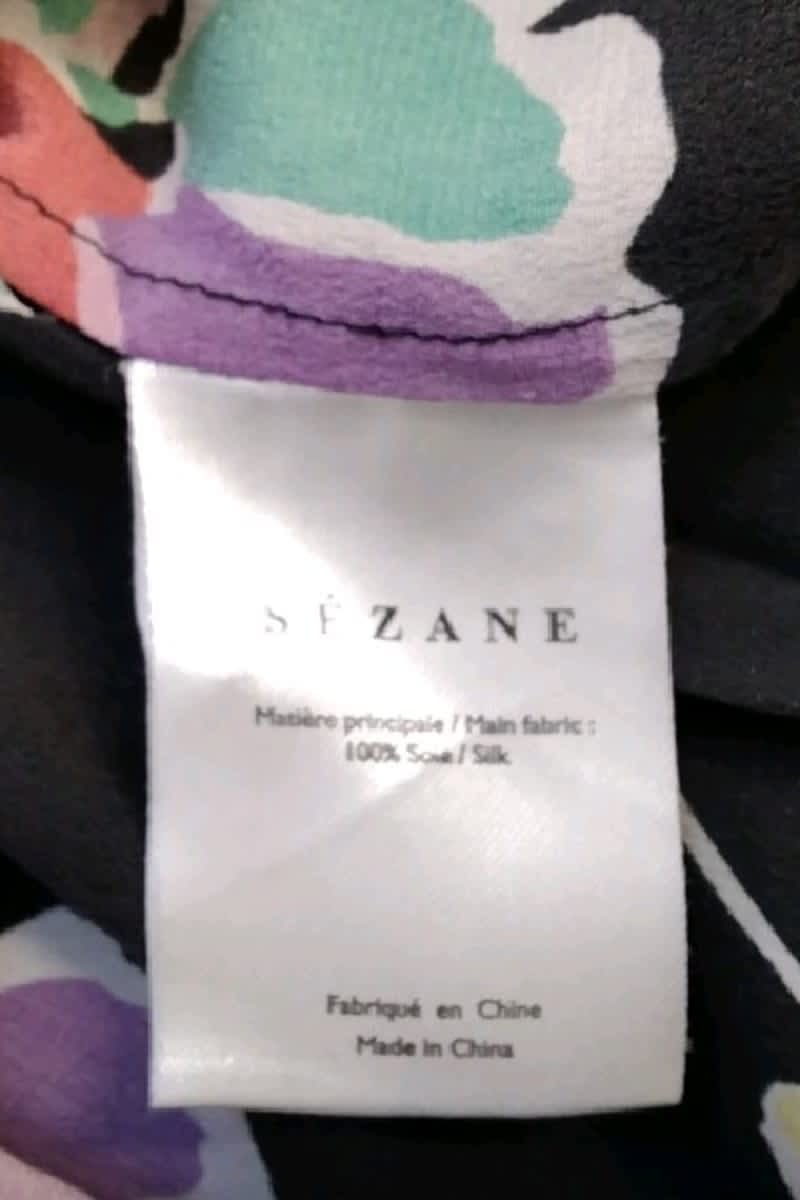 Chemise Sézane  Noir