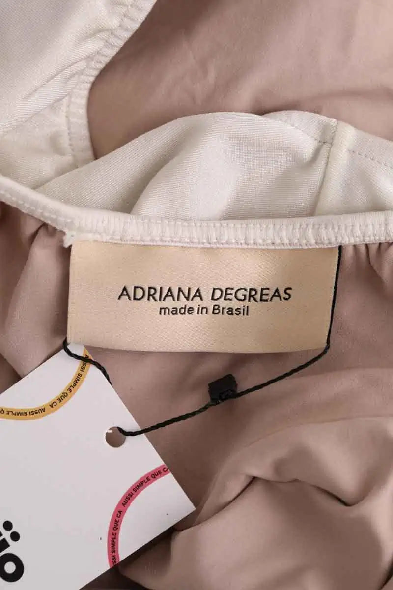 Maillot de bain Adriana Degreas Beige en Synthétique
