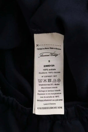 Jupe American Vintage Marine en Synthétique
