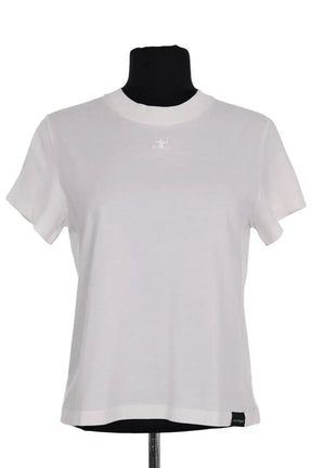 T-shirt Courrèges T-shirt AC Ecru en Coton, taille S - Seconde Main