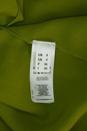 Robe Victoria Beckham Vert en Synthétique