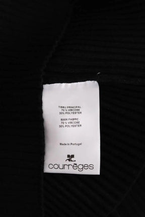 Top Courrèges Noir en Viscose