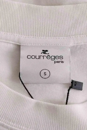 T-shirt Courrèges T-shirt AC Ecru en Coton