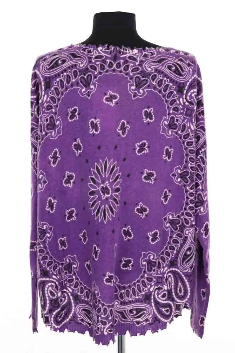 Pull Kujten Violet en Cachemire