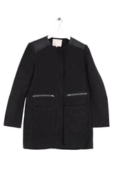 Veste Maje Noir en Coton, taille M - Seconde Main
