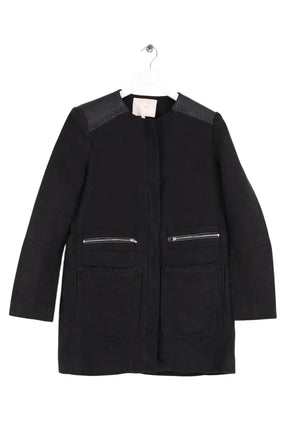 Veste Maje Noir en Coton, taille M - Seconde Main
