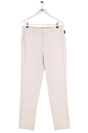 Pantalon droit Moncler Ecru en Coton, taille XL - Seconde Main