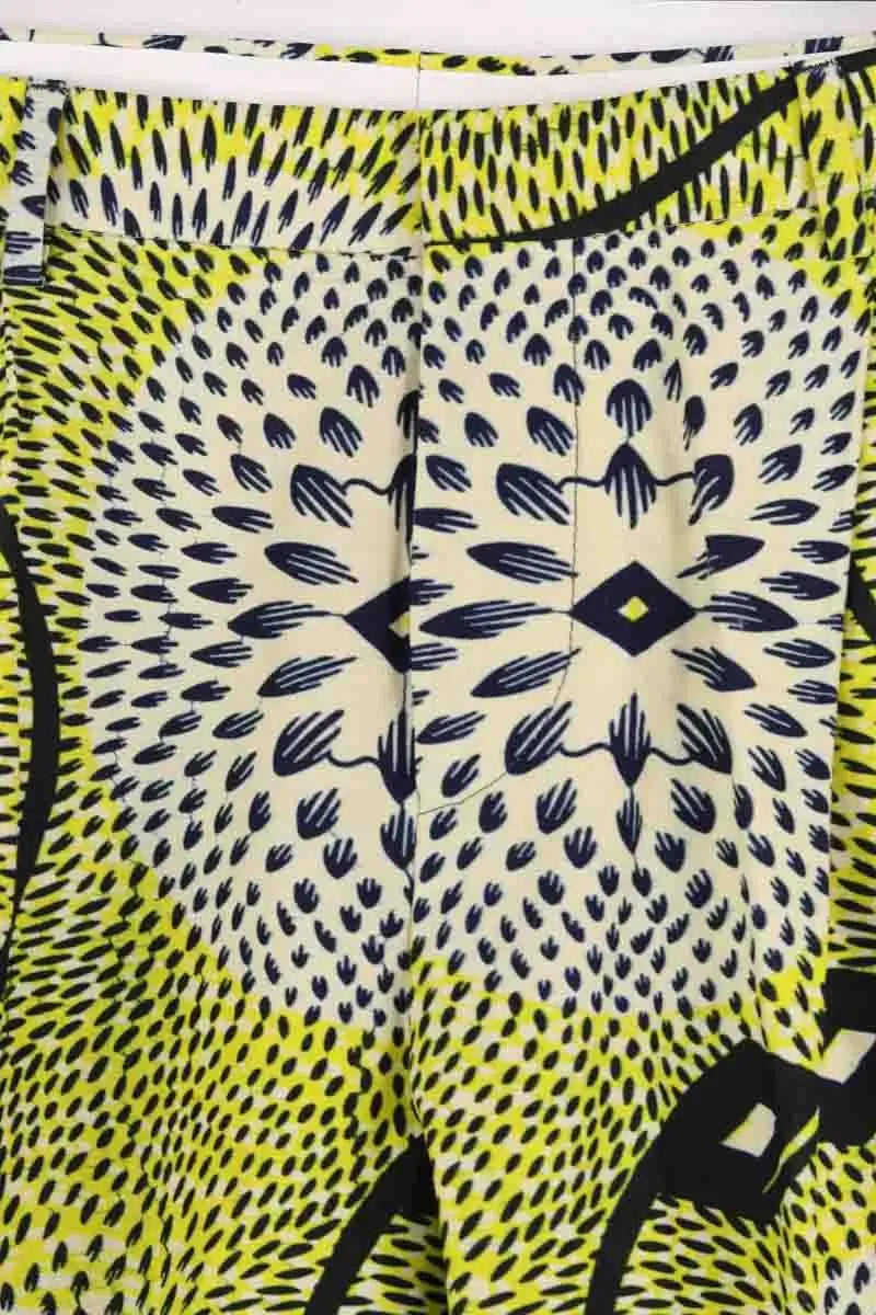 Pantalon droit Chloé Stora Jaune en Coton