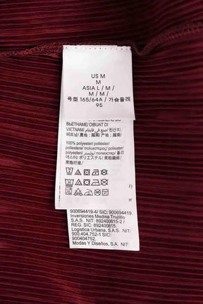 Robe Calvin Klein Bordeaux en Synthétique