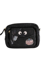 Pochette Claris Virot Noir en Cuirs exotiques - Seconde Main