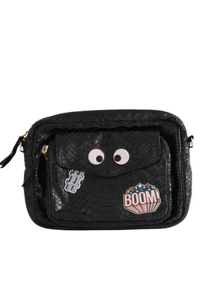 Pochette Claris Virot Noir en Cuirs exotiques - Seconde Main