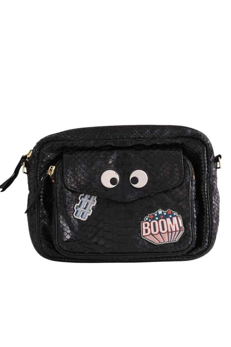 Pochette Claris Virot Noir en Cuirs exotiques - Seconde Main