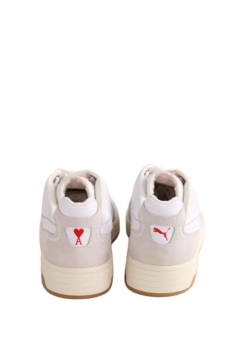 Baskets Ami Ami slipstream Lo sneaker Blanc en Cuir