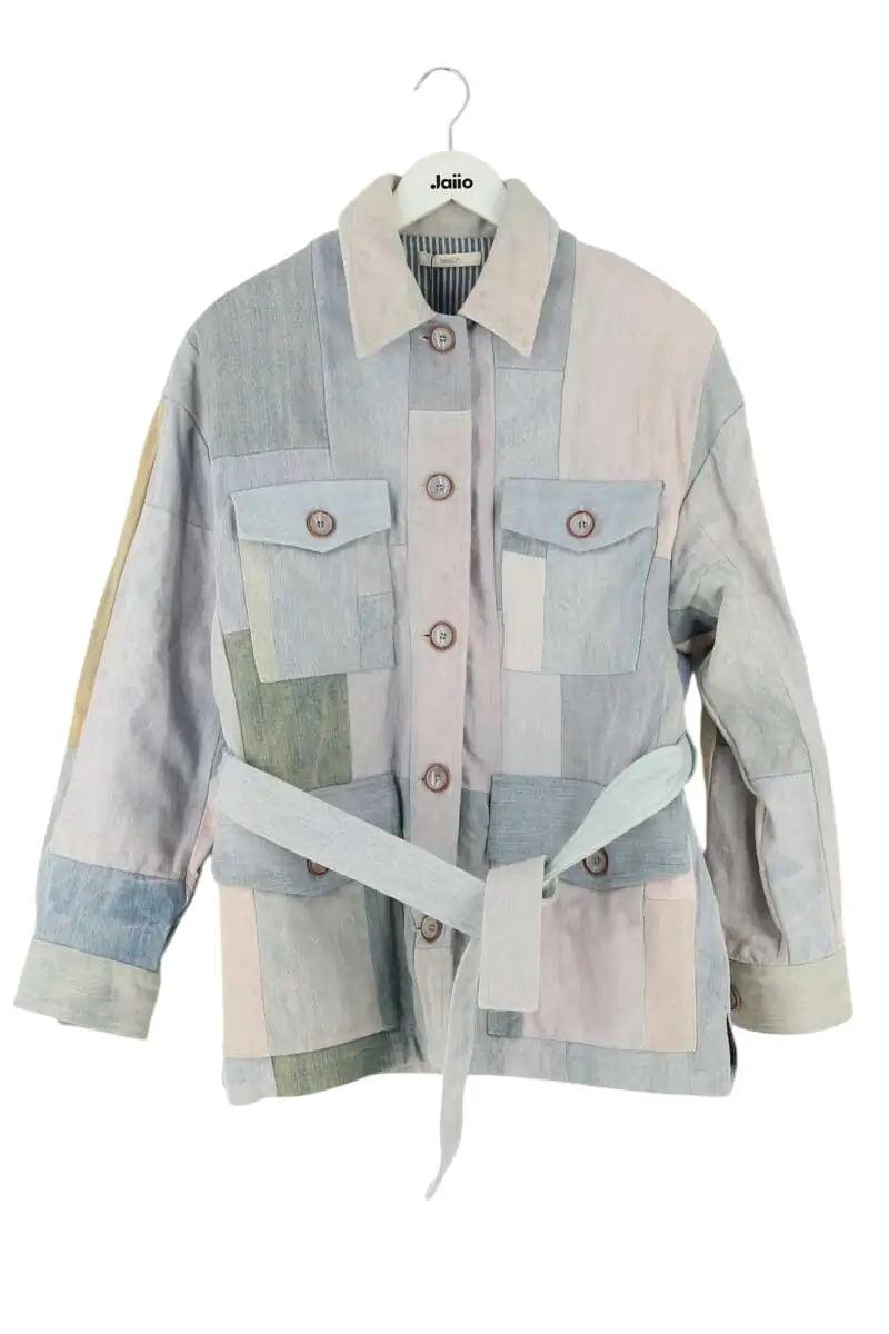 Manteau Sessun Bleu en Coton, taille M - Seconde Main