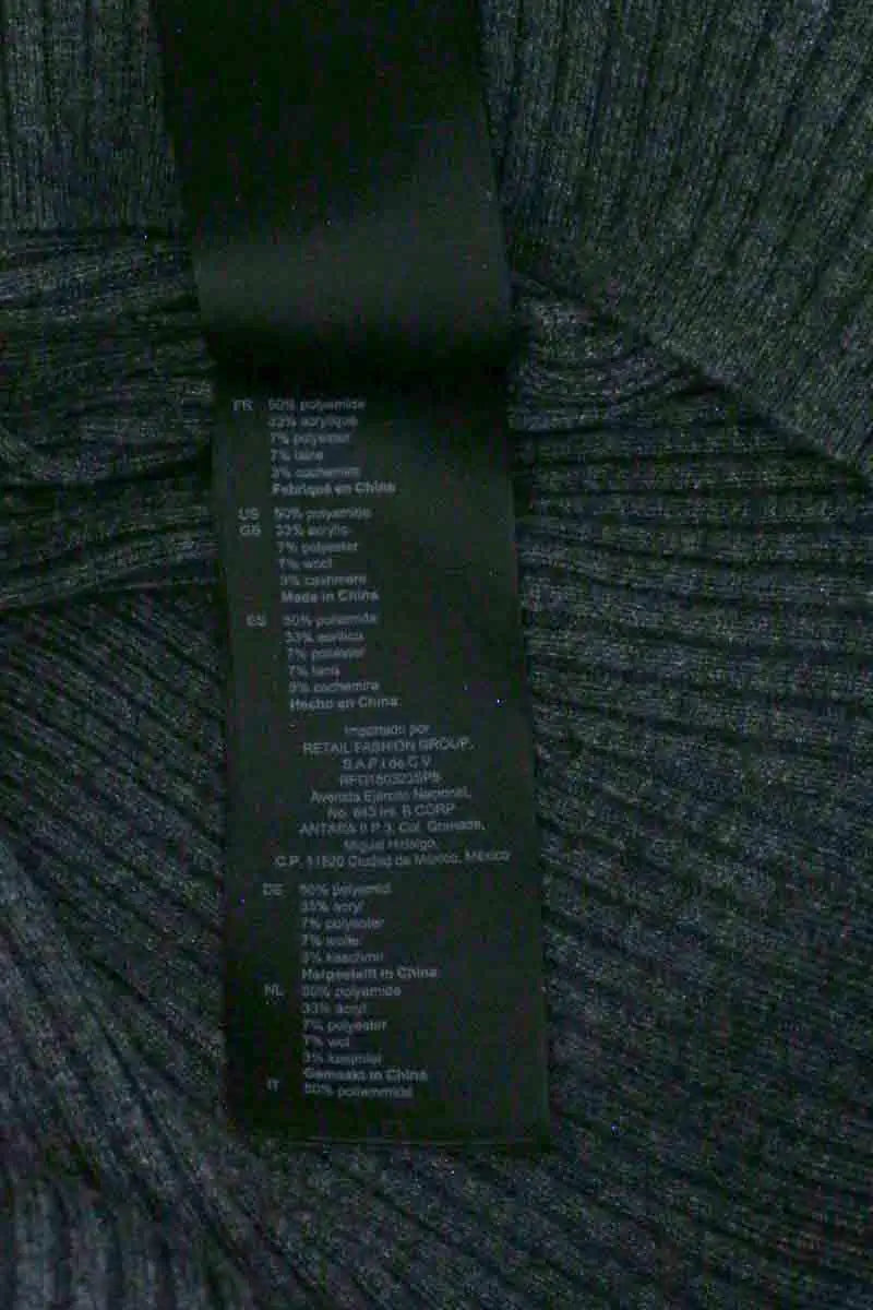 Robe Sandro Gris en Synthétique