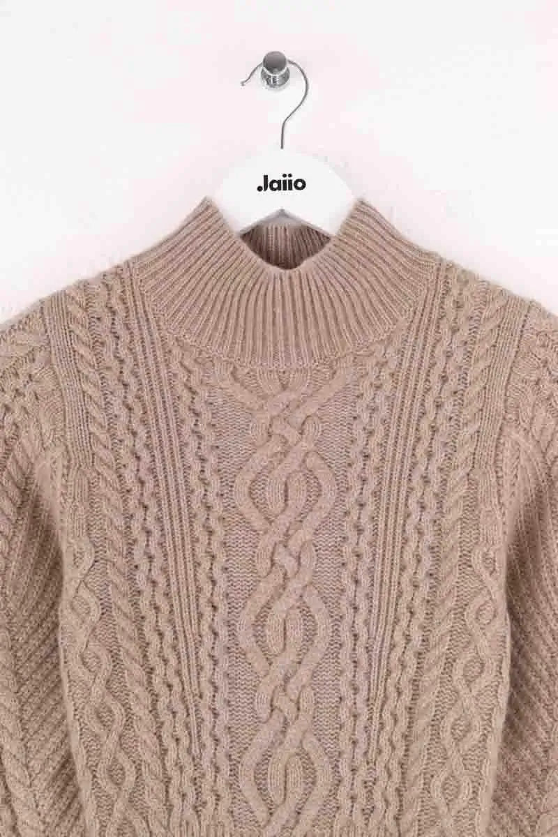 Robe Eric Bompard Beige en Cachemire