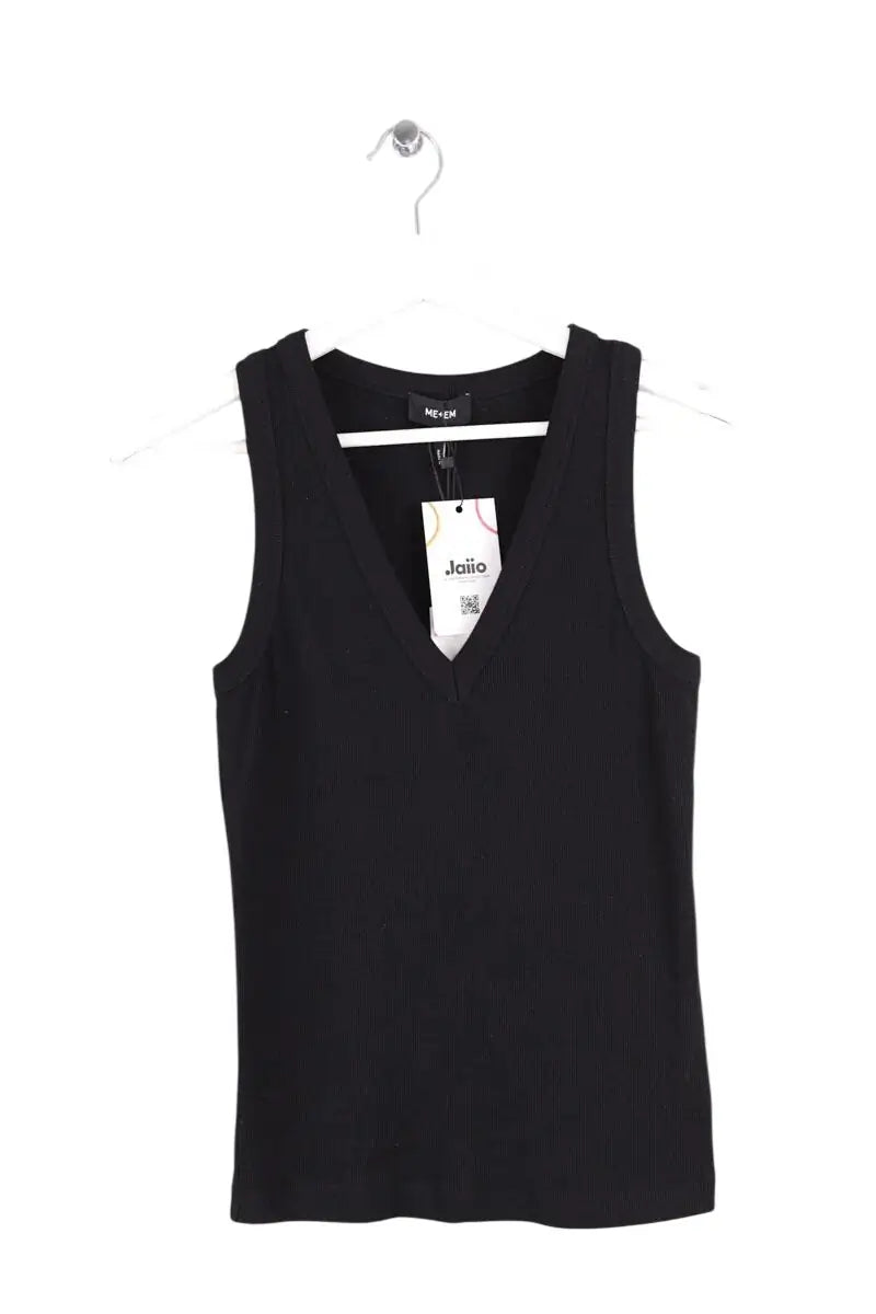 Top sans manche ME + EM Noir en Coton, taille S - Seconde Main