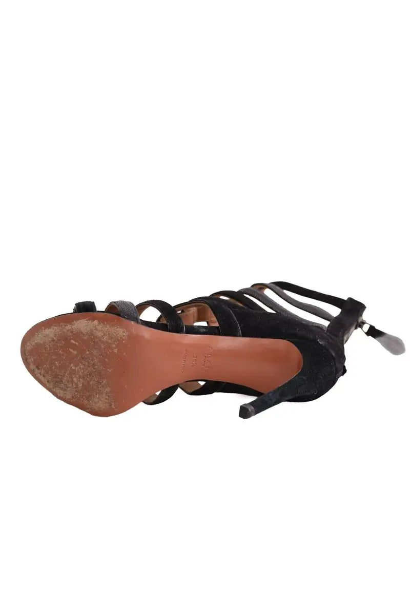 Talons Alaïa Noir en Cuir