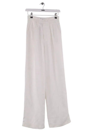 Pantalon Anine Bing Blanc en Synthétique, taille XXS - Seconde Main