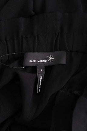Pantalon Isabel Marant Noir en Synthétique