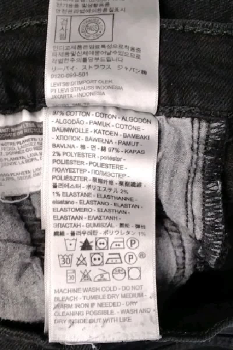 Jean slim Levi's  Noir
