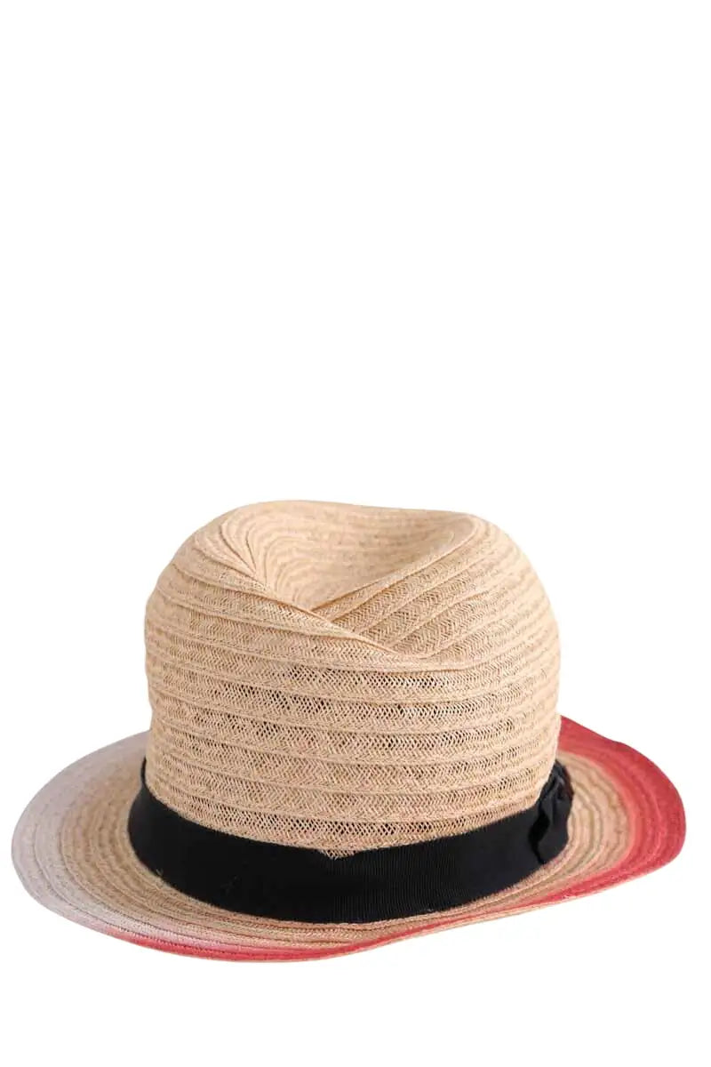 Chapeau Maison Michel Beige en Osier, taille TU - Seconde Main