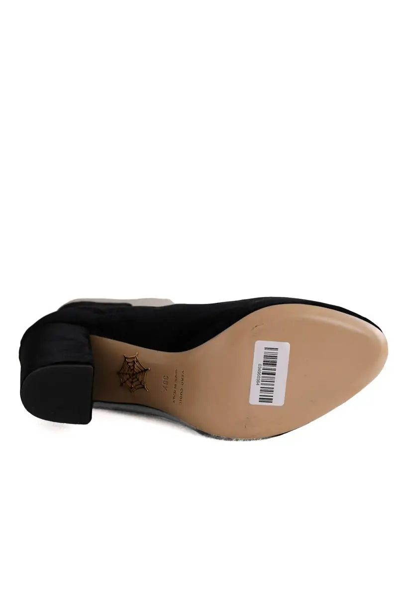Boots Charlotte Olympia Noir en Velours