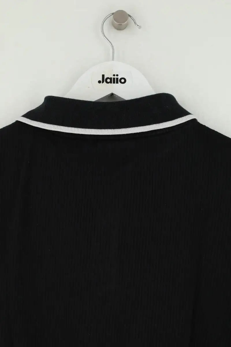 Polo Fusalp Noir en Coton