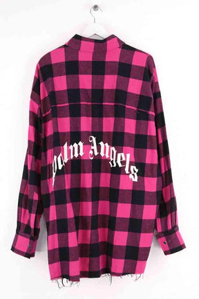 Chemise Palm Angels Rose en Laine