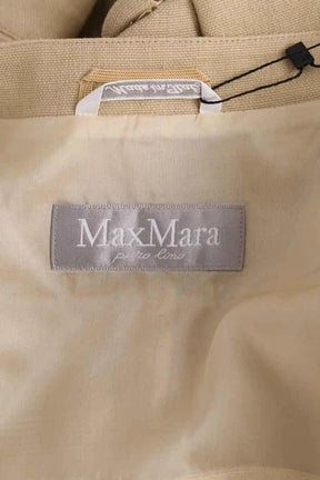 Veste Max Mara Beige en Lin