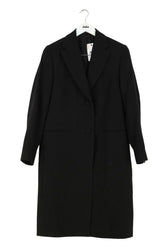 Manteau Officine Générale Noir en Laine, taille XS - Seconde Main