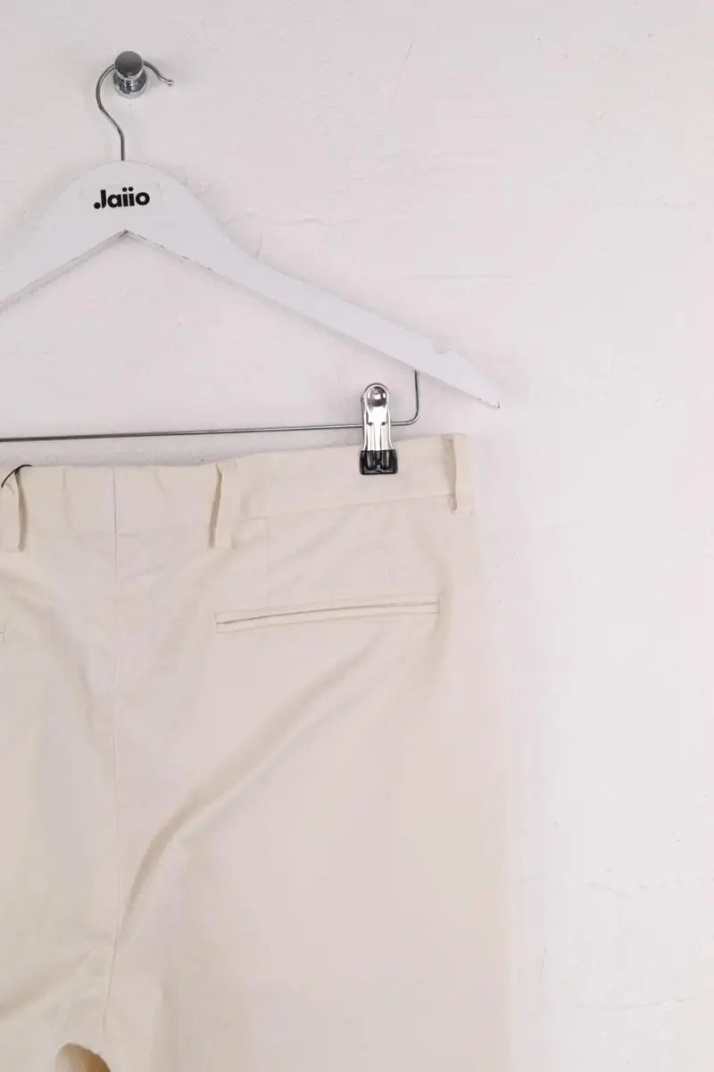 Pantalon droit Moncler Ecru en Coton