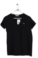 T-shirt Lacoste Noir en Coton, taille XL - Seconde Main