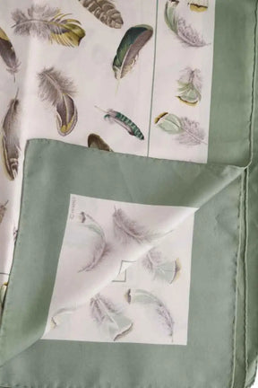 Carré Hermès Vert en Soie