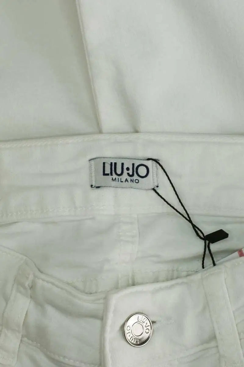 Jean slim Liu Jo Blanc en Coton