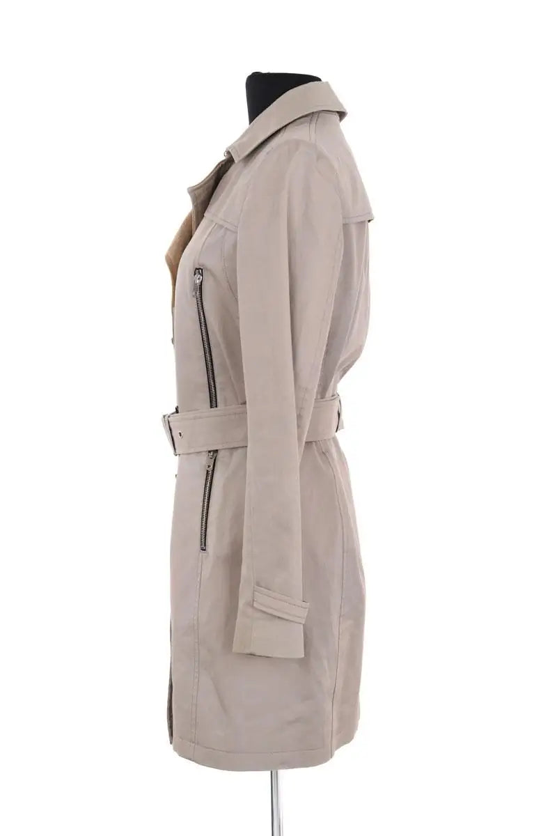 Trench-coat The Kooples Beige en Synthétique