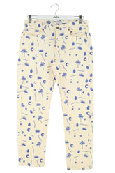 Jean droit Modetrotter Beige en Coton, taille S - Seconde Main