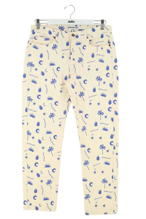 Jean droit Modetrotter Beige en Coton, taille S - Seconde Main